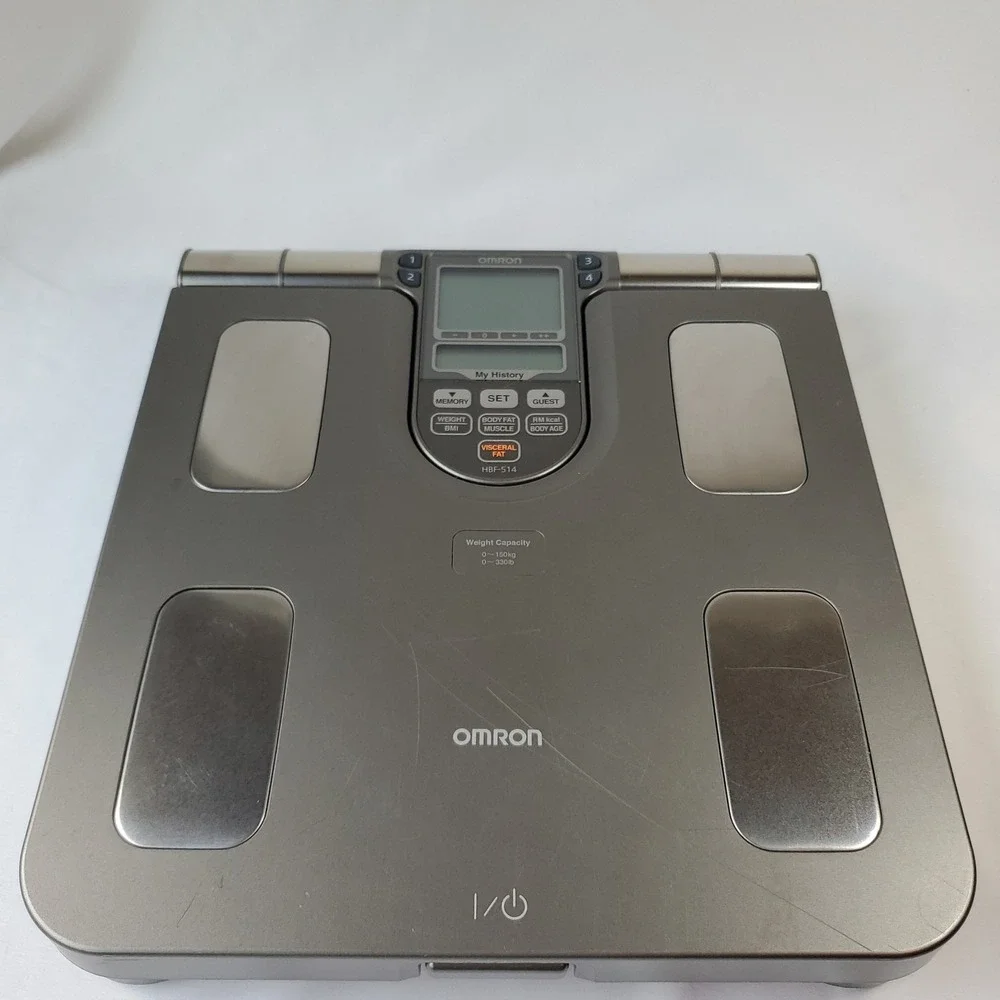 Omron HBF-514 Full Body Composition Sensing Monitor and & Scale WORKING